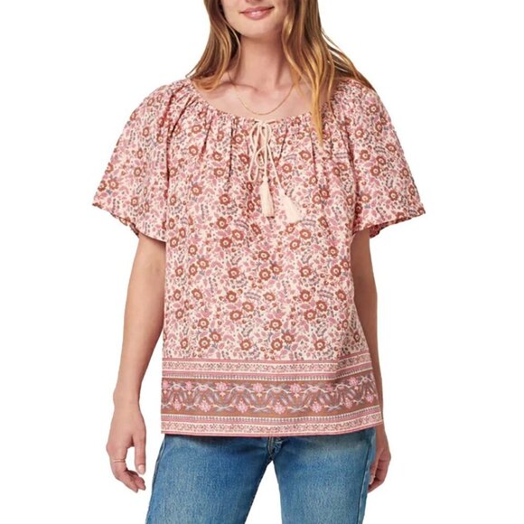 Faherty Tops - NWT Faherty Florence Organic Cotton Peasant Blouse Small